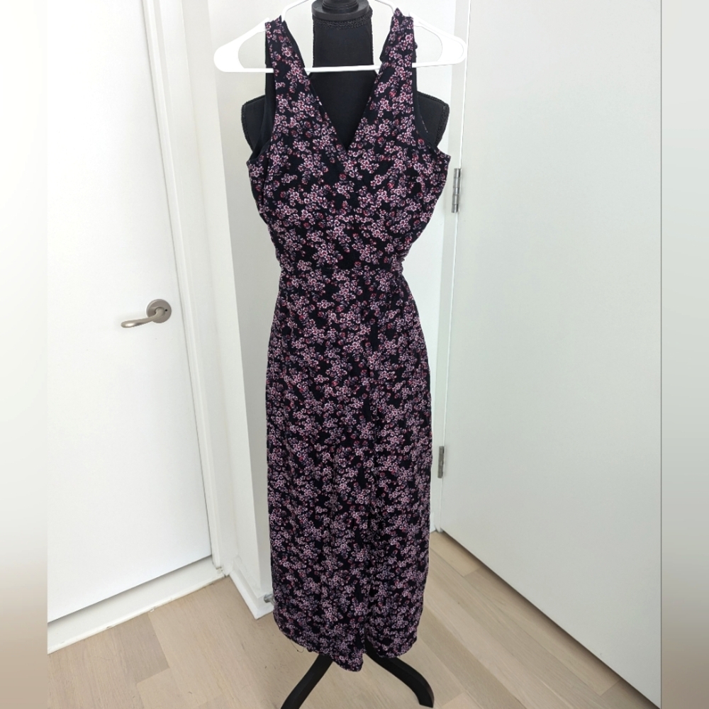 BB Dakota wrap floral romper